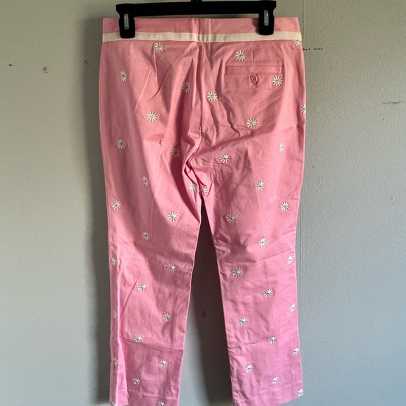 Lilly Pulitzer Pink Pants with White Embroidery - Picture 3 of 4